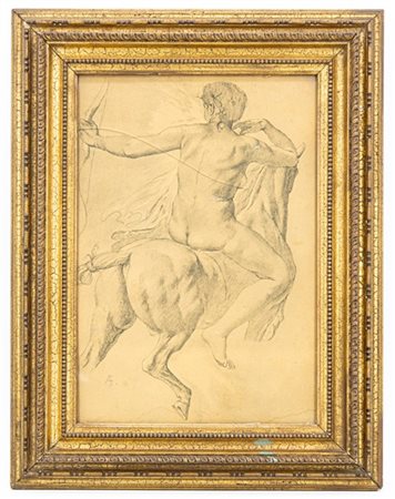 Anselm Feuerbach (Attribuito)

"Studio per "La battaglia delle Amazzoni"" 
carbo