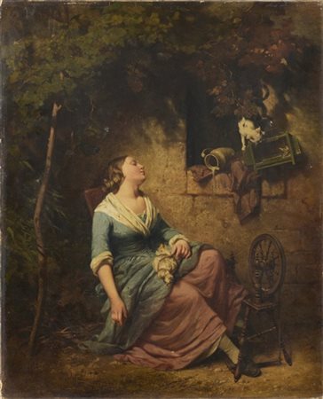 Node Charles "Bella addormentata" 1859
olio su tela (cm 70x60)
firmato e datato