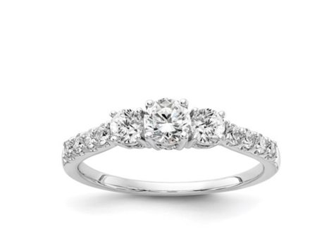 ANELLO IN ORO 1,87 GR CON DIAMANTE NATURALE - 1045 NAT 18K