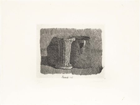 Piccola natura morta con tre oggetti