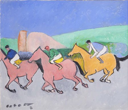 Tre fantini in corsa