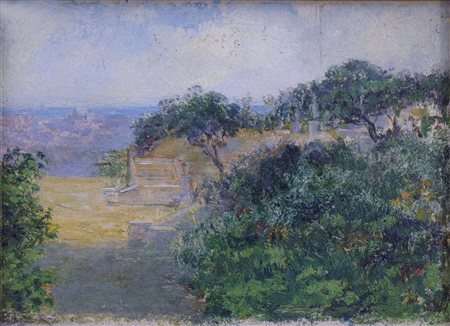 Giardino. Terrazza con vista sul mare