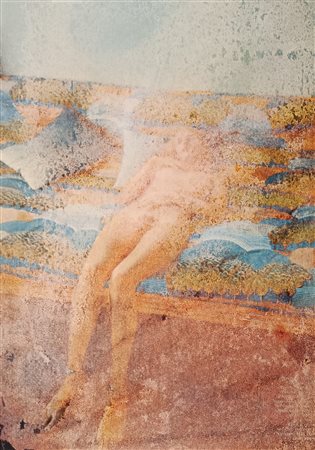 ROTELLA MIMMO Catanzaro (Cz) 1918 Senza Titolo 1970 Litografia su carta es....