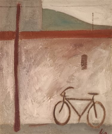 RIVA ARMANDO Milano (Mi) 1947 Senza Titolo Olio su tela sabbiato 60,00x50,00...