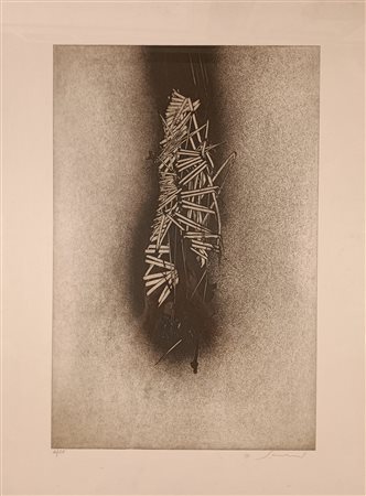 SCANAVINO EMILIO Genova (Ge) 1922 Tramatura 1970 Incisione acquaforte...