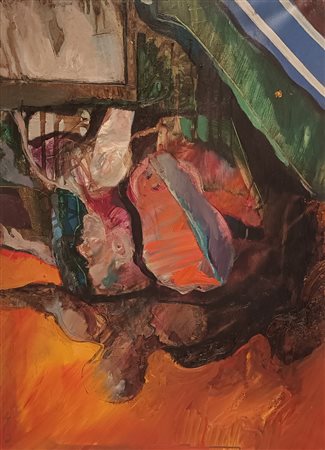 CARROLL ROBERT Painesville (Stati Uniti) 1934 The dream 1965 Olio su tela...