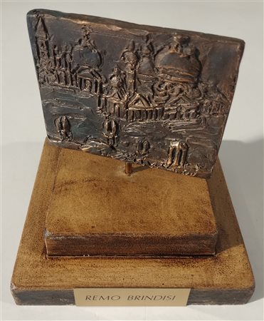 BRINDISI REMO Roma (Roma) 1918 Venezia Bronzo a cera persa 8,00x10,00...