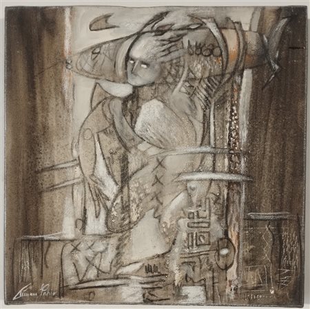 CUMAN FABIO Varese (VA) 1972 La meta 2004 Olio su tela 34,00x34,00...