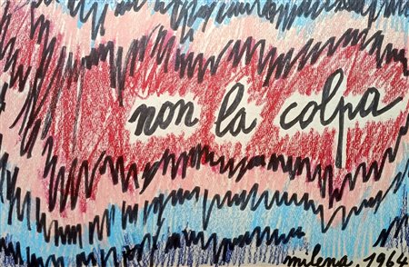 MILANI MILENA Savona (Sv) 1917 Non la colpa 1964 Mista su cartoncino rigido...