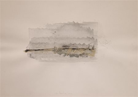 BENDINI VASCO Bologna (Bo) 1922 Senza Titolo 1956 Mista su cartoncino...