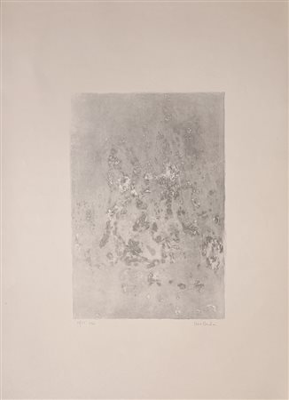 BENDINI VASCO Bologna (Bo) 1922 Senza Titolo 1961 Litografia su carta es....