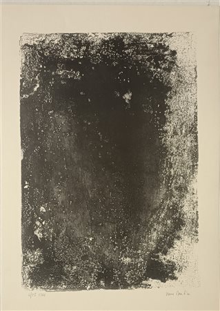 BENDINI VASCO Bologna (Bo) 1922 Senza Titolo 1961 Litografia su carta es....