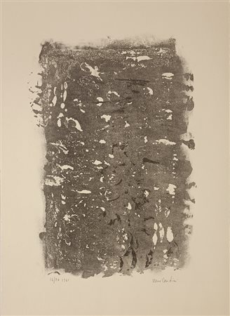 BENDINI VASCO Bologna (Bo) 1922 Senza Titolo 1961 Litografia su carta es....