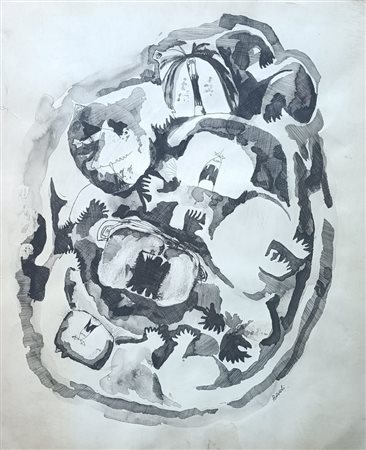 PERICOLI TULLIO Colli del Tronto (Te) 1938 Senza Titolo 1960 Mista e...