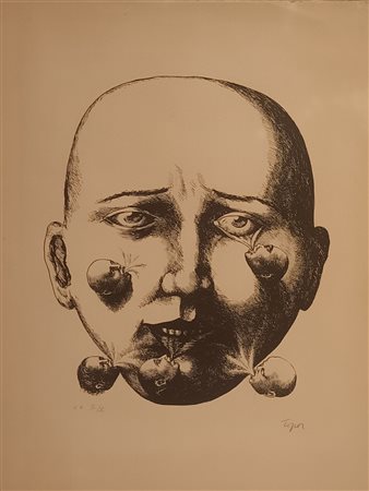 TOPOR ROLAND Parigi (Parigi) 1938 Mutilations (visage) 1973 Litografia su...