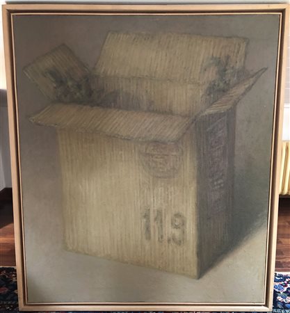 AGUZZI FABIO Milano (MI) 1953 Senza Titolo Olio su tela 95,00x110,00 Firmato...