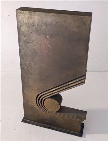 POGGIO OSVALDO Spinetta Marengo (Al) 1931 Senza Titolo 1974 Ottone dorato...