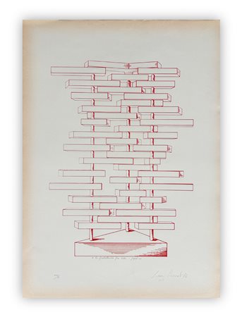 LORENZO PIEMONTI (1935-2015) - La fratellanza fra tutti i popoli, 1976