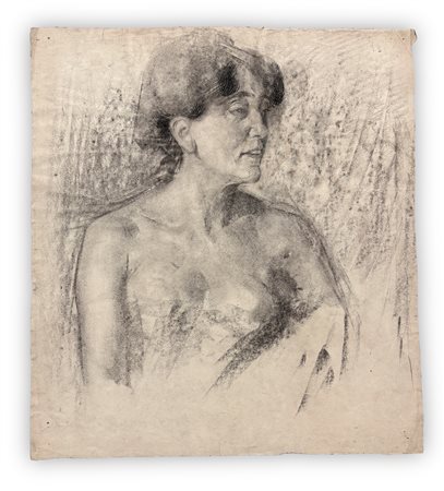 GIOVANNI GUARLOTTI (1869-1954) - Busto di donna