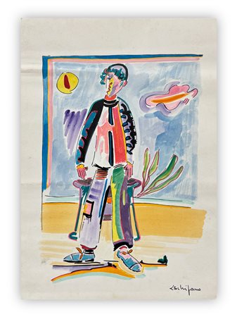 LUCIANO SCHIFANO (1943) - Senza Titolo