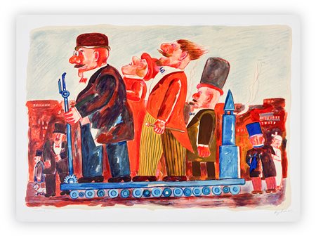 FRANZ BORGHESE (1941-2005) - Senza Titolo