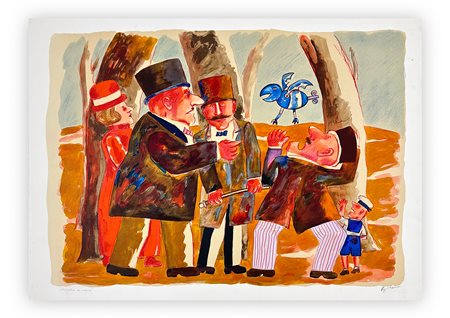 FRANZ BORGHESE (1941-2005) - Senza Titolo