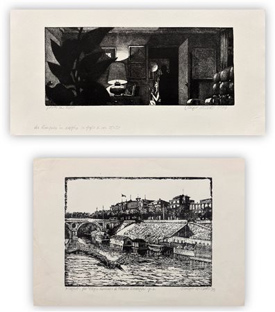 SERGIO CECCOTTI (1935) - Lotto unico di 2 opere