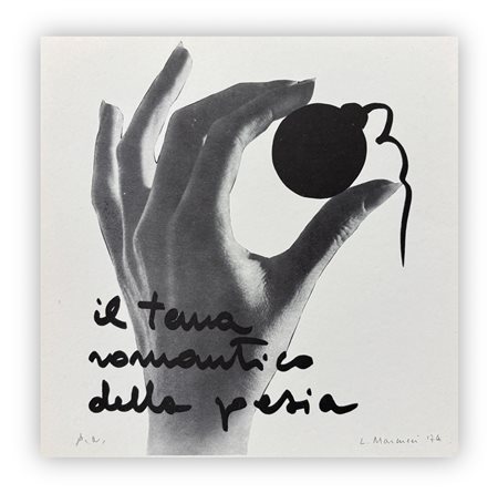 LUCIA MARCUCCI (1933) - Il tema romantico della poesia, 1974