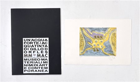 GILLO DORFLES (1910-2018) - Un'acquaforte di Gillo Dorfles