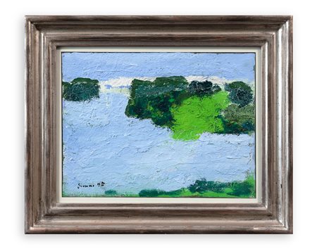 PIERO GIUNNI (1912-2000) - Sull'Adda, 1995