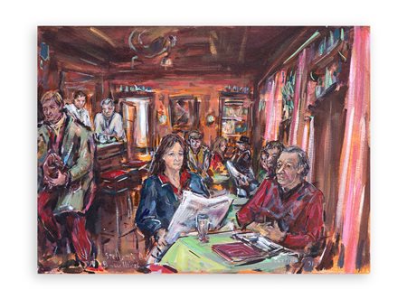 STELLARIO BACCELLIERI (1950) - Bar del Posta, 1990