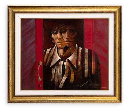 TIZIANO BERTACCO (1951) - Dietro la finestra, 1980