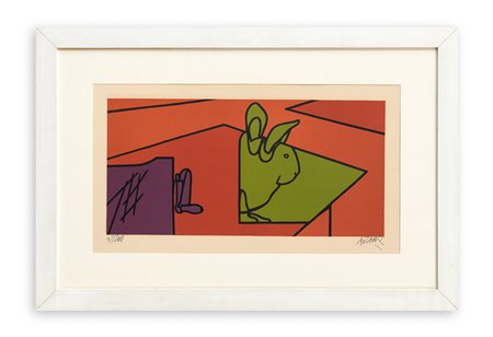VALERIO ADAMI (1935) - Senza Titolo
