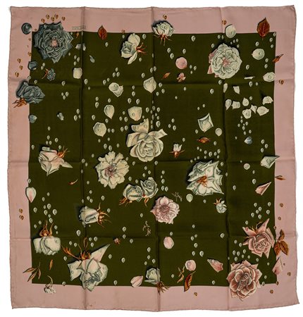 Hermès - Foulard La Rosée, 1960