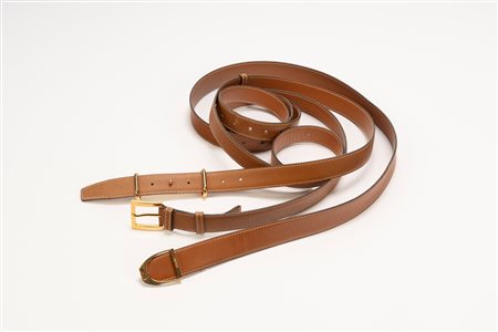 Hermès - Lotto di 3 cinture, 1986