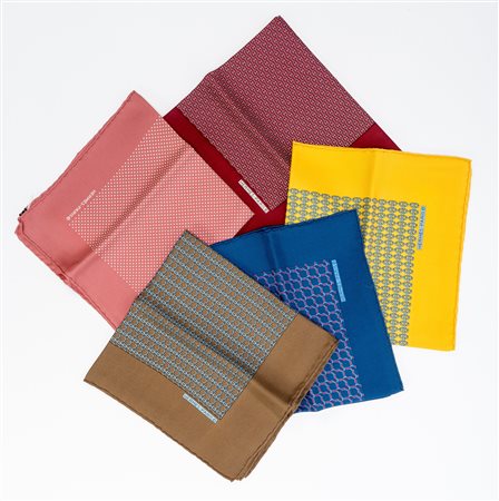 Hermès - Lotto di cinque gavroche