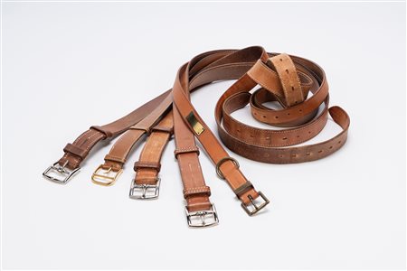 Hermès - Lotto di cinque cinture, 1990s