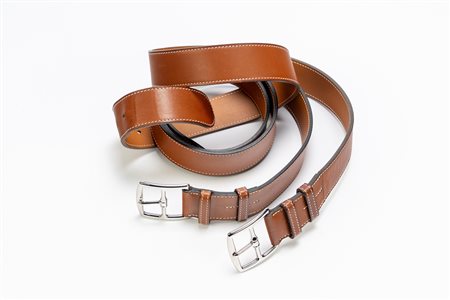 Hermès - Lotto di due cinture Etrivière, 2008 and 2011