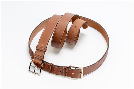 Hermès - Lotto di due cinture Etrivière, 2008 and 2016 