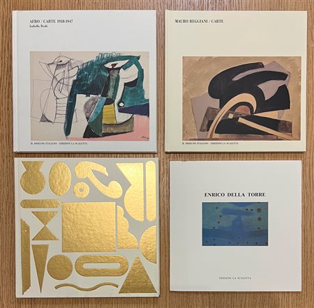 GALLERIA LA SCALETTA, REGGIO EMILIA (REGGIANI, AFRO, DELLA TORRE, DEL PEZZO) - Lotto unico di 4 cataloghi