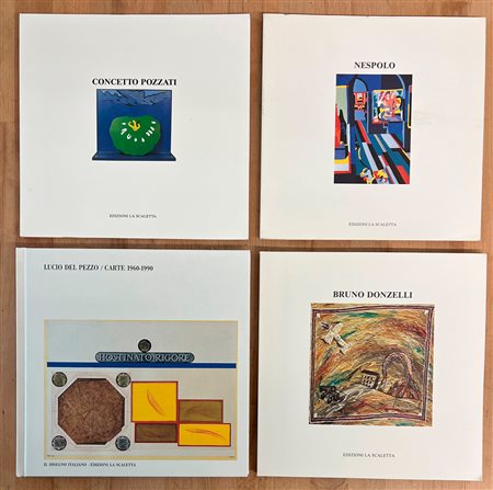 GALLERIA LA SCALETTA, REGGIO EMILIA (POP ART ITALIANA) - Lotto unico di 4 cataloghi