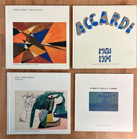 GALLERIA LA SCALETTA, REGGIO EMILIA (ASTRAZIONE ITALIANA DEL DOPOGUERRA) - Lotto unico di 4 cataloghi