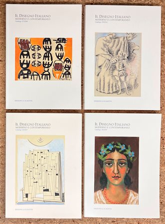 GALLERIA LA SCALETTA, REGGIO EMILIA (IL DISEGNO ITALIANO) - Lotto unico di 4 cataloghi