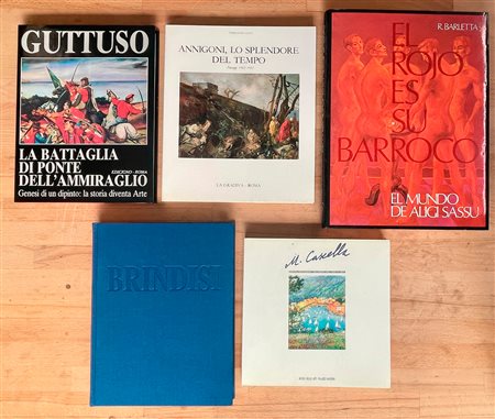 ARTE FIGURATIVA ITALIANA - Lotto unico di 5 cataloghi