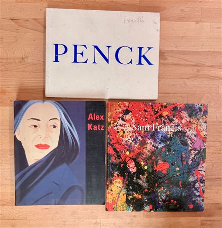 ALEX KATZ, A.R. PENCK E SAM FRANCIS - Lotto unico di 3 cataloghi