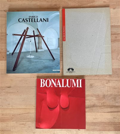 ENRICO CASTELLANI E AGOSTINO BONALUMI  - Lotto unico di 3 cataloghi