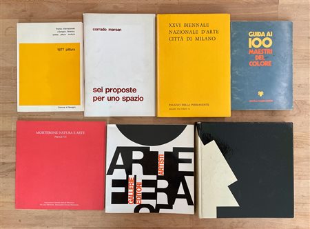 COLLETTIVE D'ARTE MODERNA E CONTEMPORANEA - Lotto unico di 7 cataloghi: