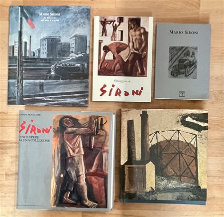 MARIO SIRONI - Lotto unico di 5 cataloghi
