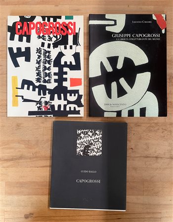 GIUSEPPE CAPOGROSSI - Lotto unico di 3 cataloghi