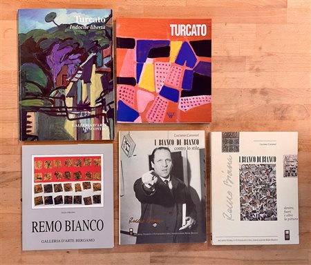 REMO BIANCO E GIULIO TURCATO - Lotto unico di 5 cataloghi